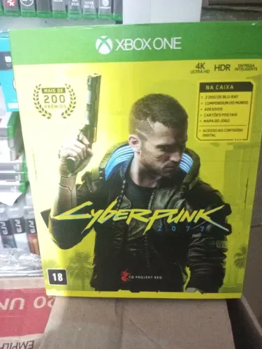 Cyberpunk 2077 Xbox One series x game jogo edição especial impecável