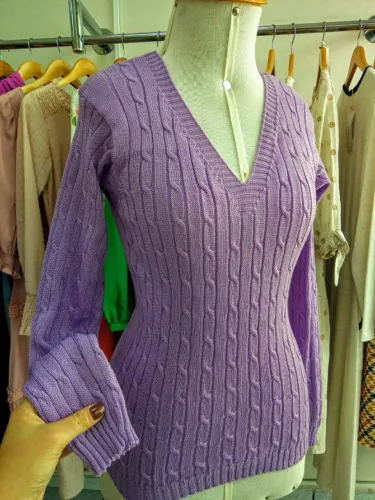 sueter feminino em tricot