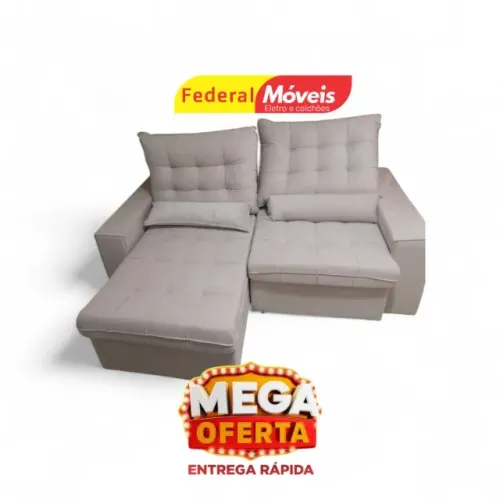 Sofá Retrátil e Reclinável 2,20M D33 OFF WHITE (ENTRE EM CONTATO CONOSCO)