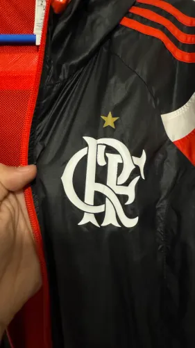 Jaqueta adidas Performance Hino Flamengo preta 