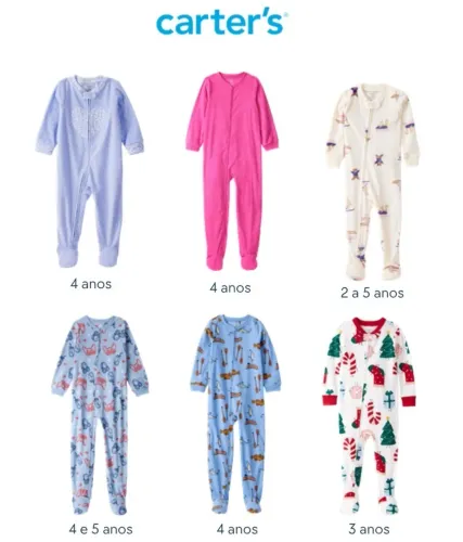 Pijamas carters novos!! Diversos tamanhos