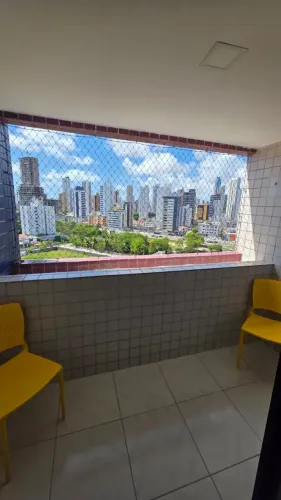 Apartamento Mobiliado com Vista Mar para Alugar no Aeroclube João Pessoa 2 Quartos