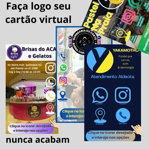 crie seu cartão virtual e fique sempre proximo ao seu cliente