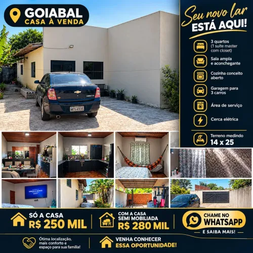 Vendo casa no Goiabal