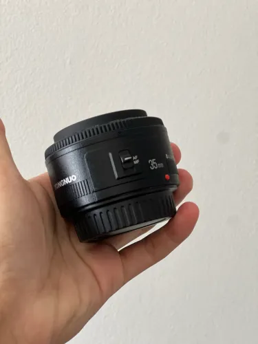 Lente 35mm f2 yongnuo pra Canon
