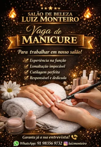Precisa de manicure 