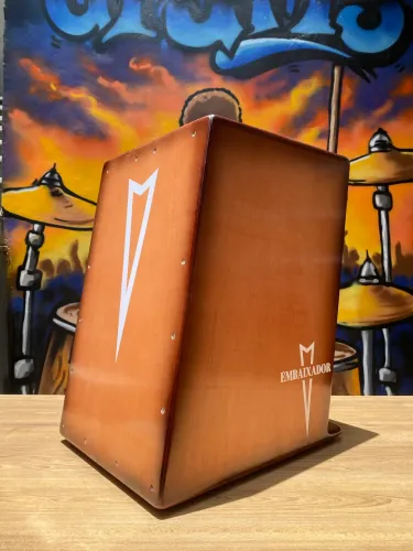 Cajon Pithy Embaixador Acústico Profissional Laqueado Novo 