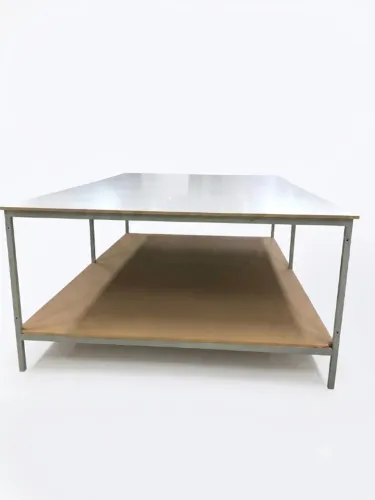 ? Bancada de Trabalho / Mesa Industrial Grande (Metal e MDF)