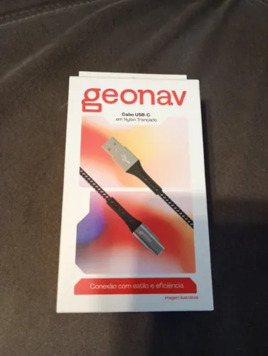 Cabo Geonav USB-C em nylon trançado