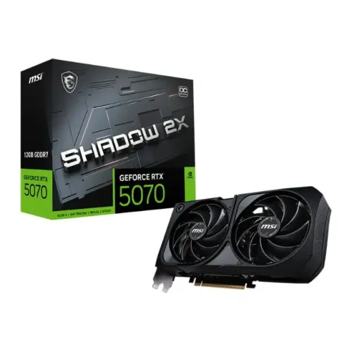 Placa de Vídeo MSI RTX 5070 Shadow 2X - Nova, com Garantia