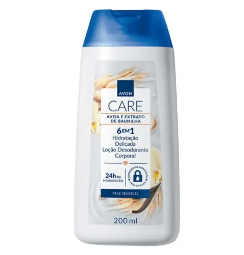 Hidratante avon CARE aveia e extrato de baunilha