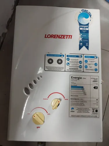 Aquecedor a gás Lorenzetti 