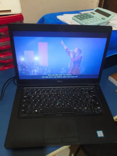 Notebook Dell 5480 com Processador core I5, 8 GB de RAM e HD SSD de 480 GB