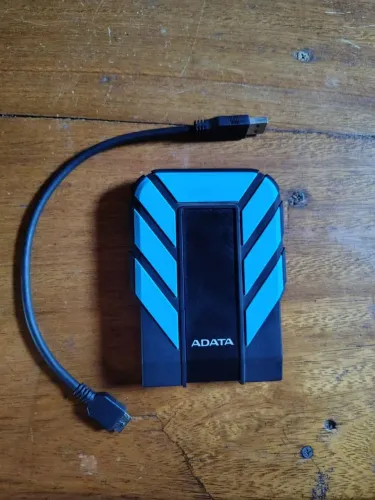 HD EXTERNO ADATA DE 1 TB DE ARMAZENAMENTO | FUNCIONA EM PC E NOTEBOOK VIA USB !