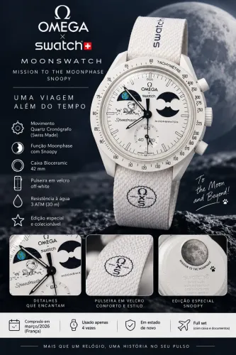 Moonswatch Snoopy - Omega x Swatch