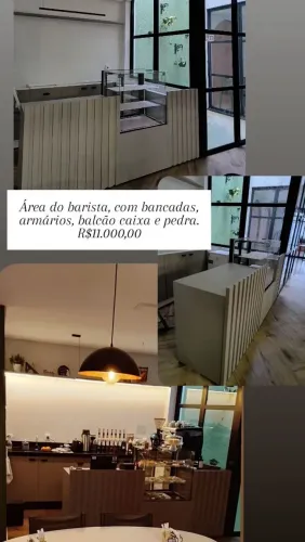 Vendo móveis de cafeteria