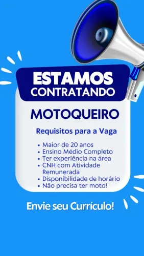 Vaga Para Motoqueiro 