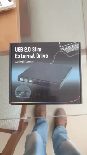 10 Unidades Drivers de DVD Externo USB Novo