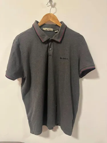 Polo Ben Sherman cinza (G / GG)
