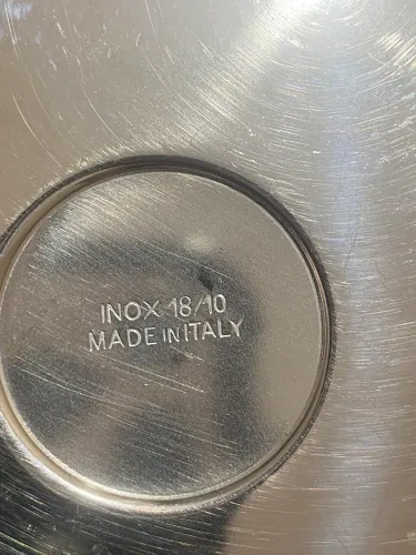 Conjunto de chá e café , italiano , inox .