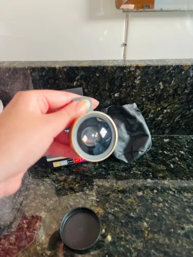 Lente 2 em 1 universal para celular