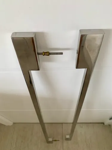 Puxador Inox Para Porta Pivotante 1.00 Metro - 1 par