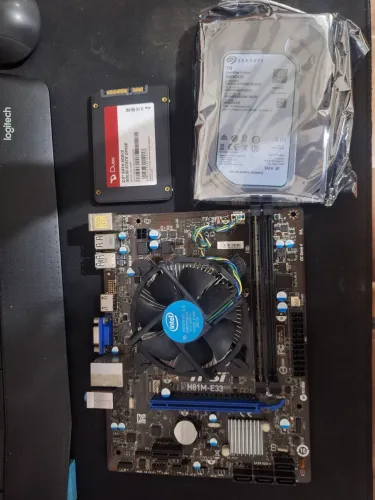 Processador i3, SSD, HD, Placa mãe, Fonte e mais peças