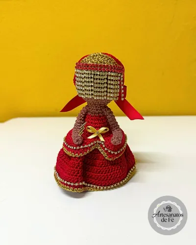 Amigurumi Crochê Iansã - Orixás Umbanda