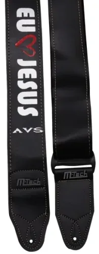 CORREIA AVS MODELO GOSPEL EU AMO JESUS 5CM EM COURO