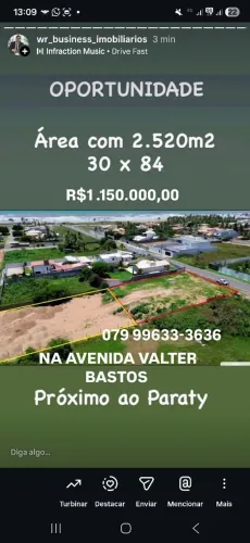 Terreno na Praia