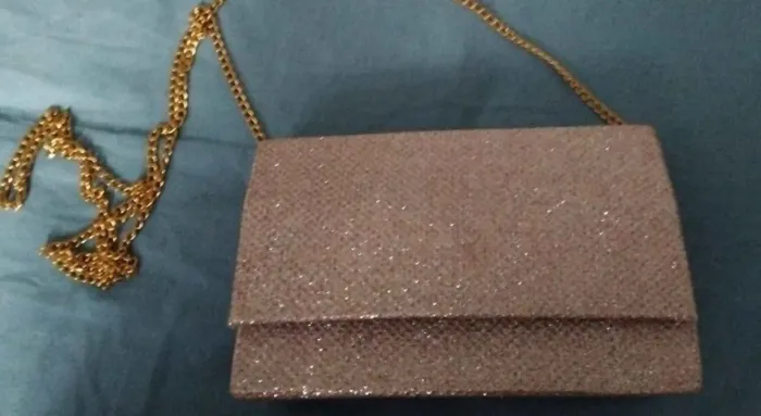 Bolsa Rosa brilhante para eventos