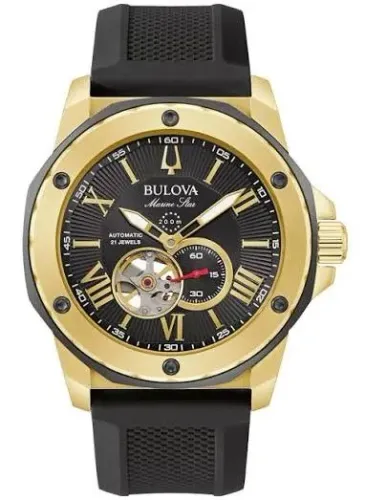 Relogio Bulova Automático Masculino Marine Star 98a272
