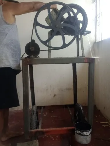 Engenho de moer cana elétrico inox