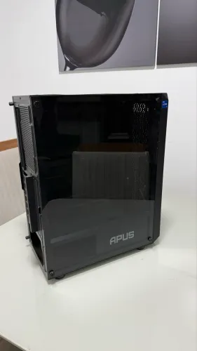 Gabinete Torre Vidro Pichau Apus Black Gamer