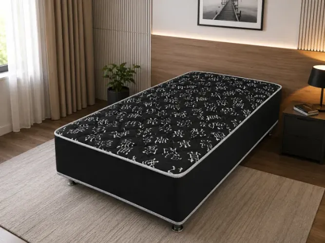 Cama Box Solteiro Premium | Direto da Fábrica | Entrega Rápida