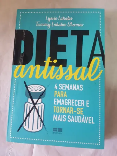 Livro Dieta Antissal para emagrecer.