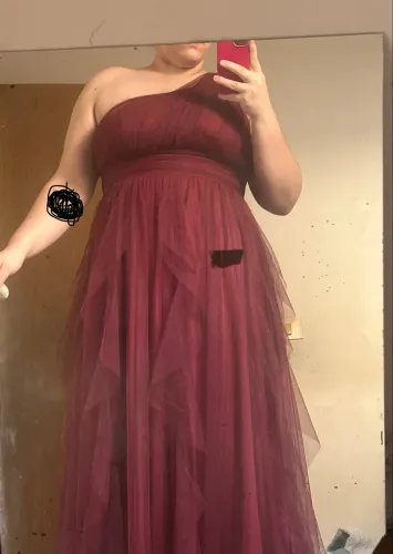 Vestido marsala