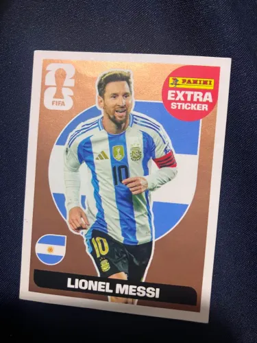 Figurinha Legend Messi bronze 