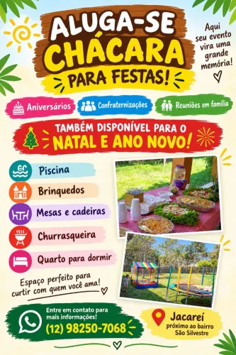 Alugo chácara