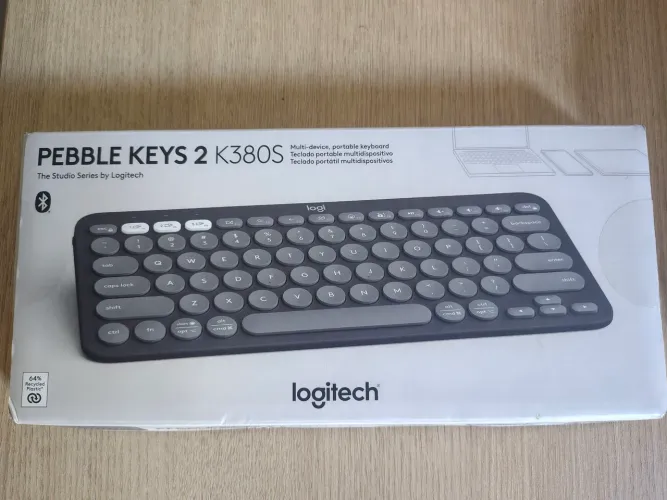 Teclado e mouse Logitech sem fio + fone de ouvido Gshield Hybrid (Novos)