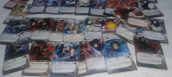 Lote 50 cartas Grandes Naruto raros