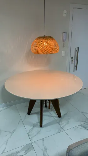 Mesa tampo vidro 4-6 pessoas
