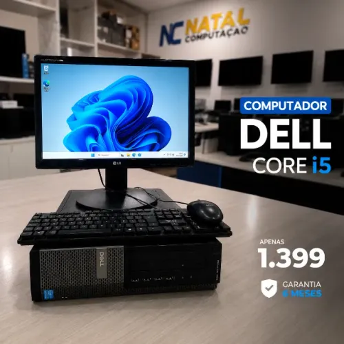 Computador Dell Optiplex Core i5 8GB SSD Completo Natal RN