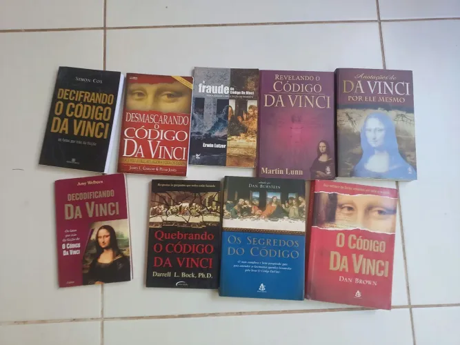 Kit 9 Livros diversos sobre O código Da Vince