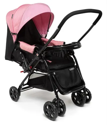 Carrinho de passeio Cosco Pink Reverse Pink 0 a 15 kg