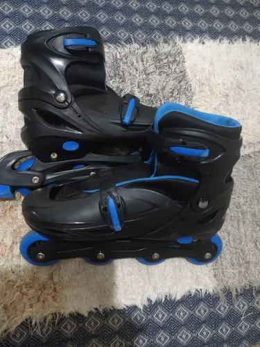 Patins 38 Preto e Azul