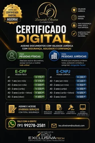 Certificado Digital Pessoa jurídica 