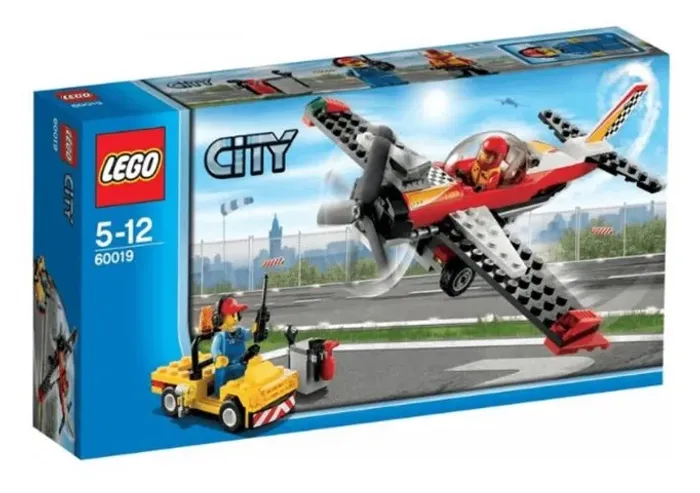 lego city. avião de acrobacias. (original/completo!) mod. 60019