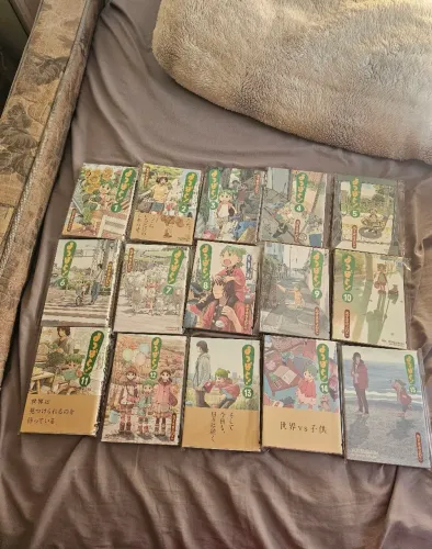 Coleção manga Yotsuba&! 15 volumes em japonês/importado