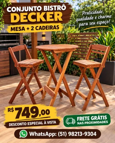 MESA BISTRÔ DECKER